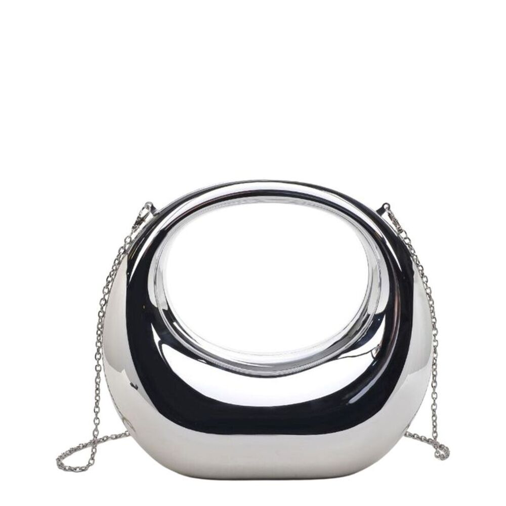 Urban Expressions Bess Evening Clutch, Silver